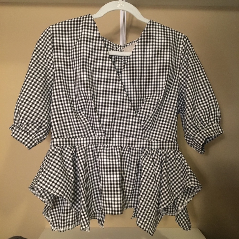 Asymmetrical blouse shirt